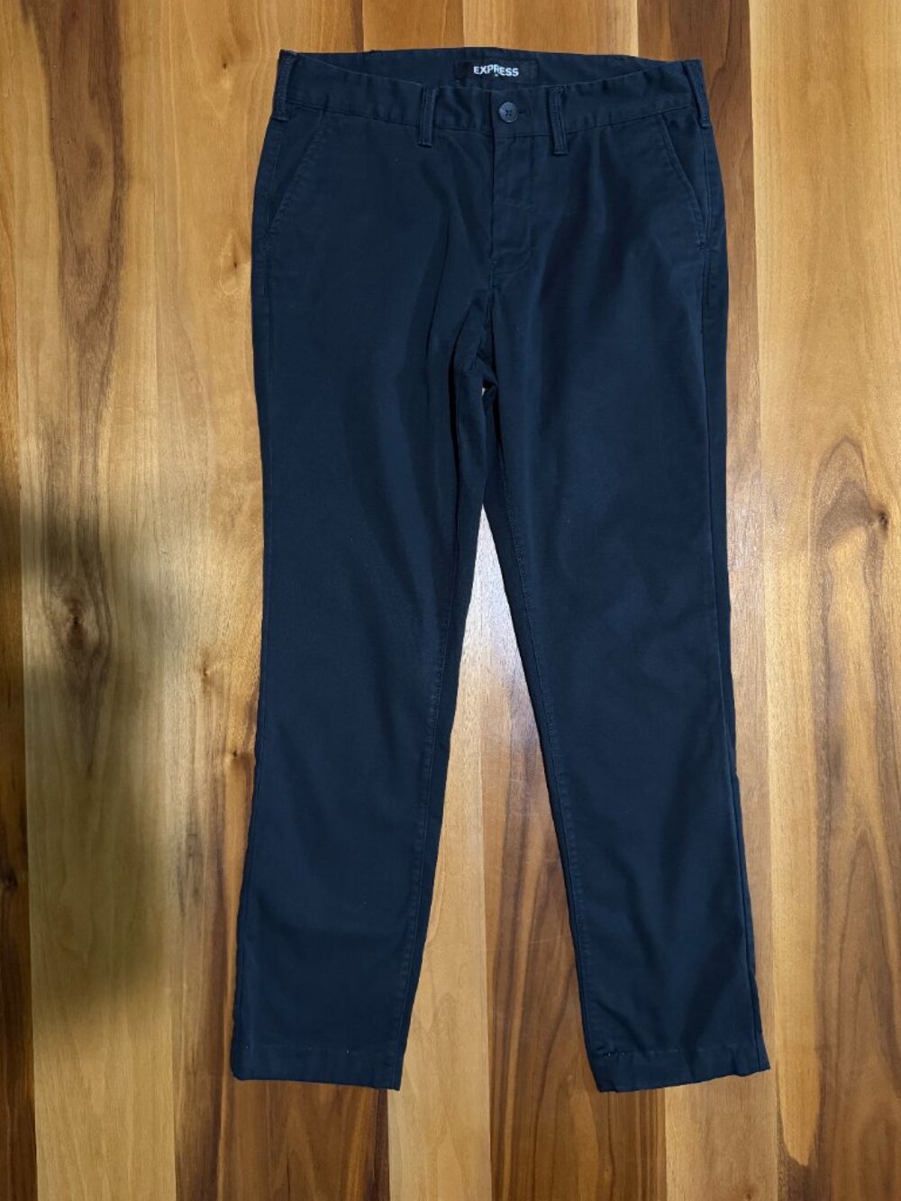 Express Men's Skinny Black Stretch Chino Pants 29x30